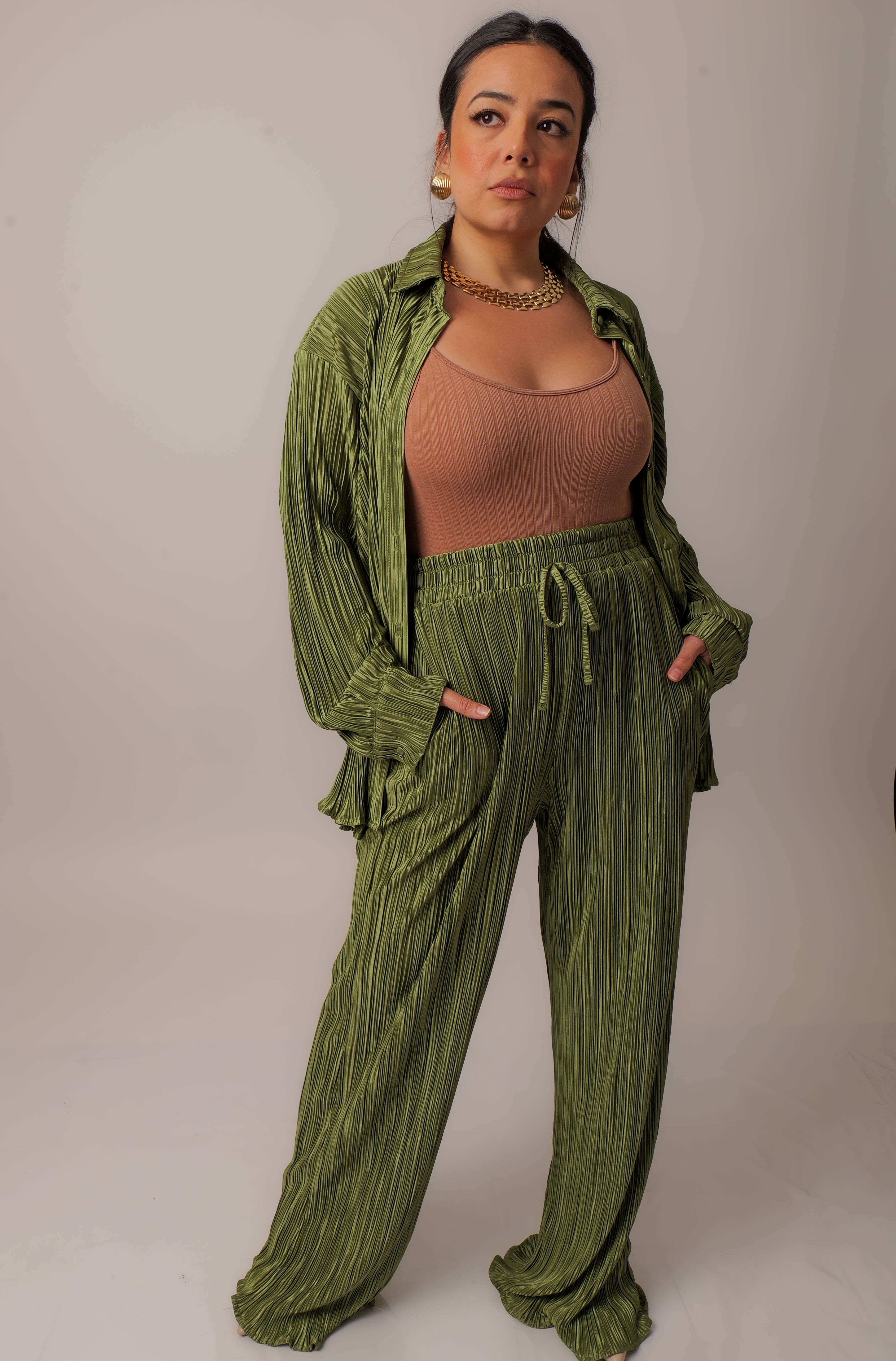 Luisa Pleated Set