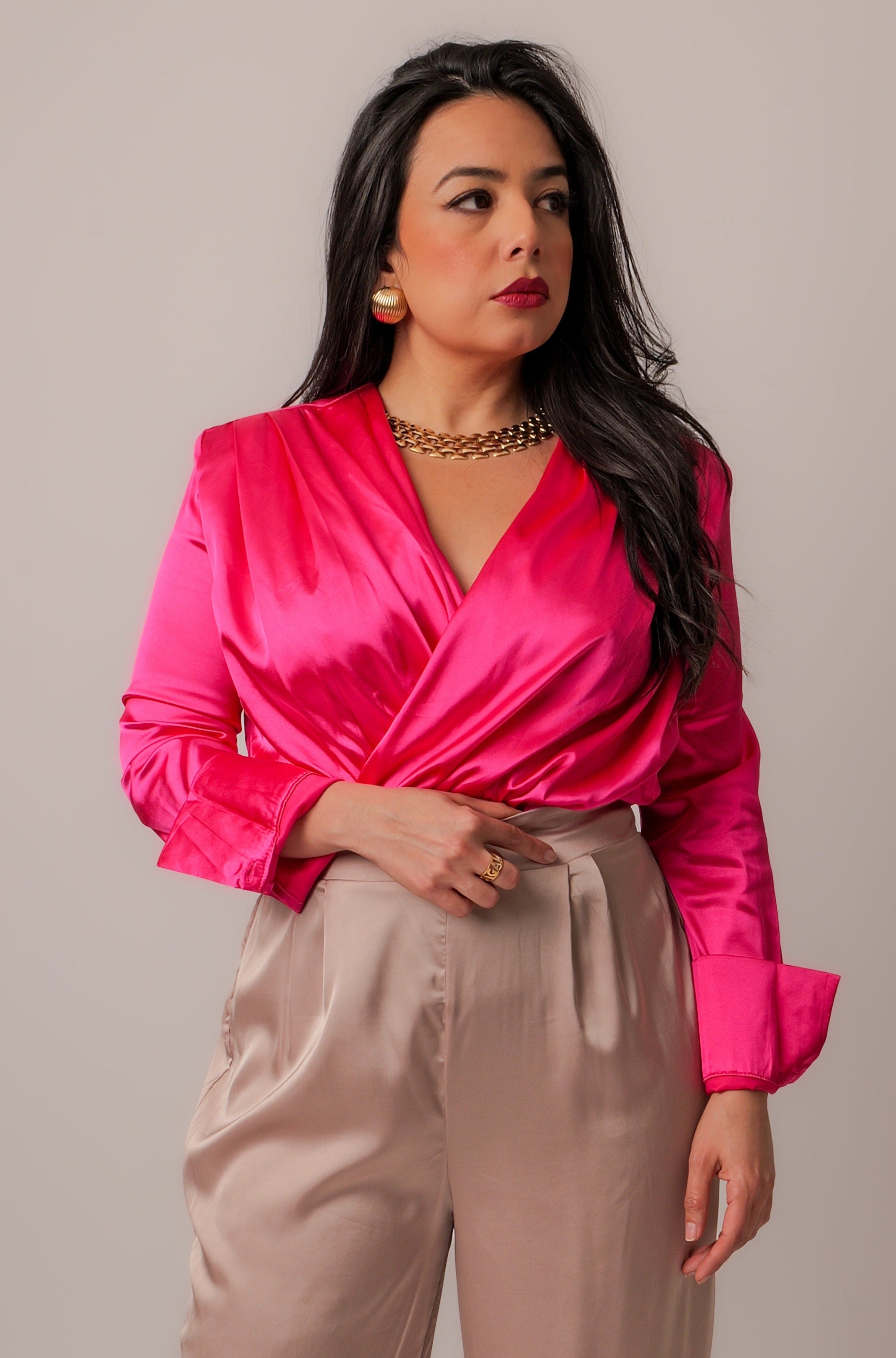 Topaz Satin Bodysuit