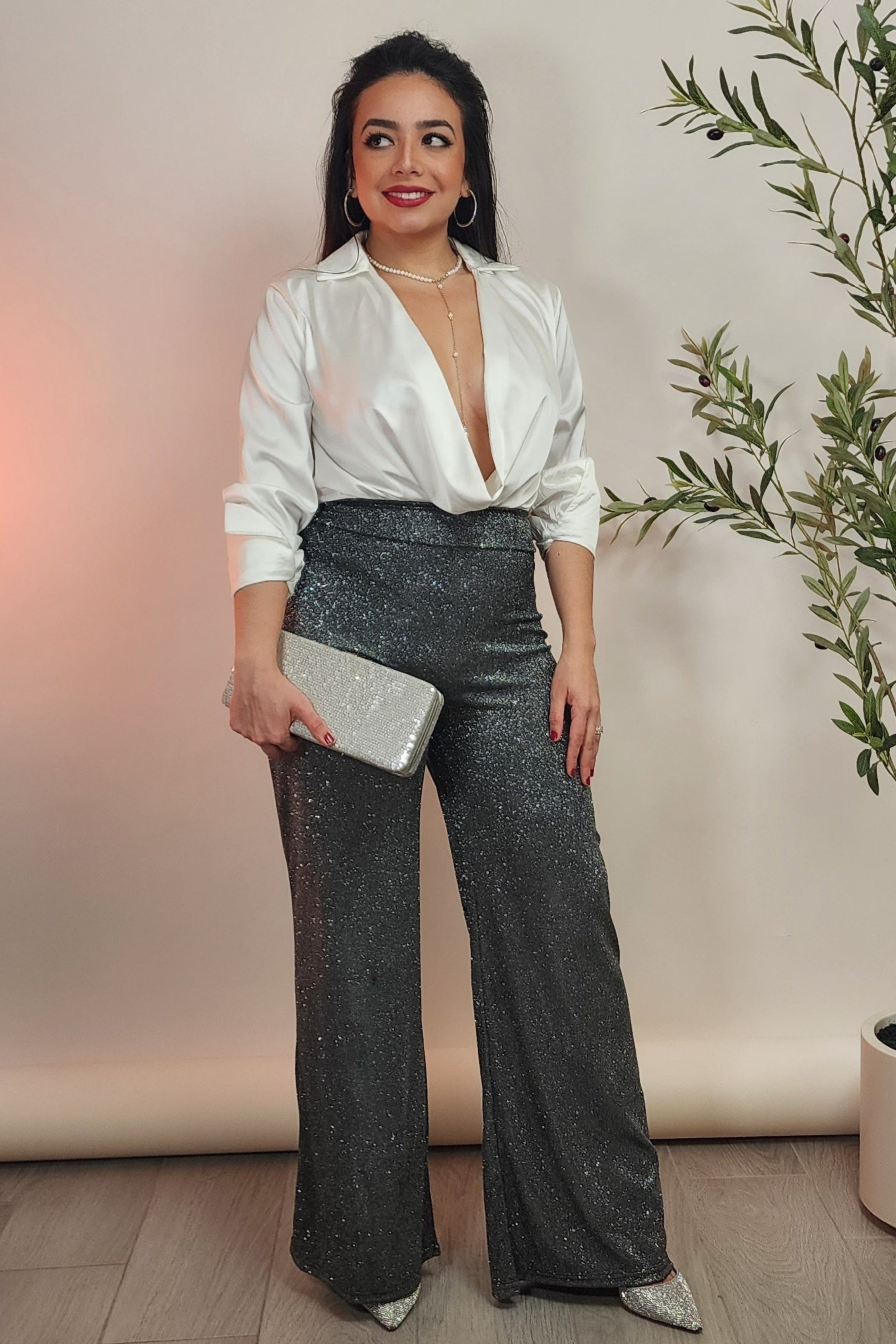 GLITTER PANTS
