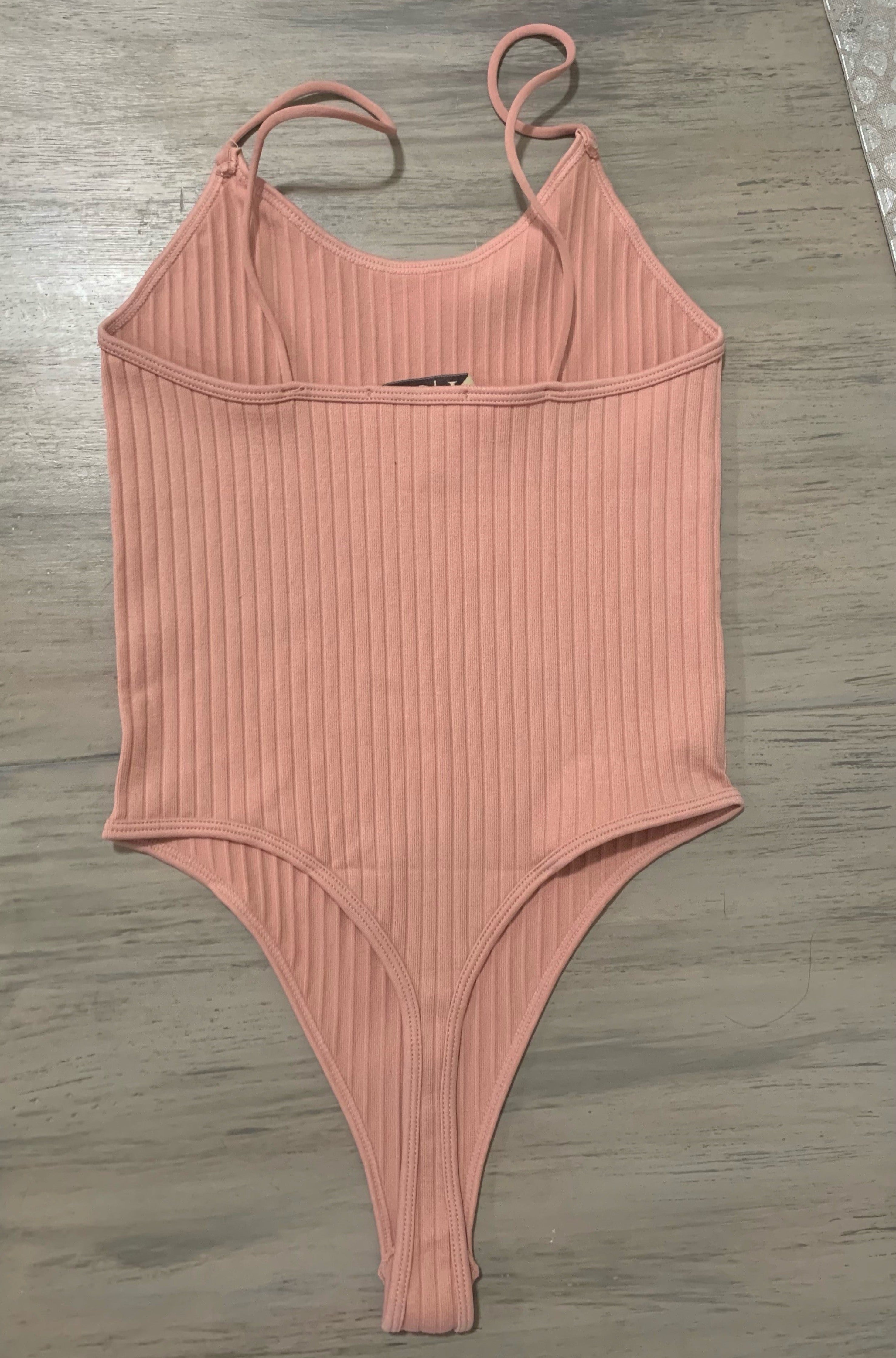 Spaghetti strap body suit.