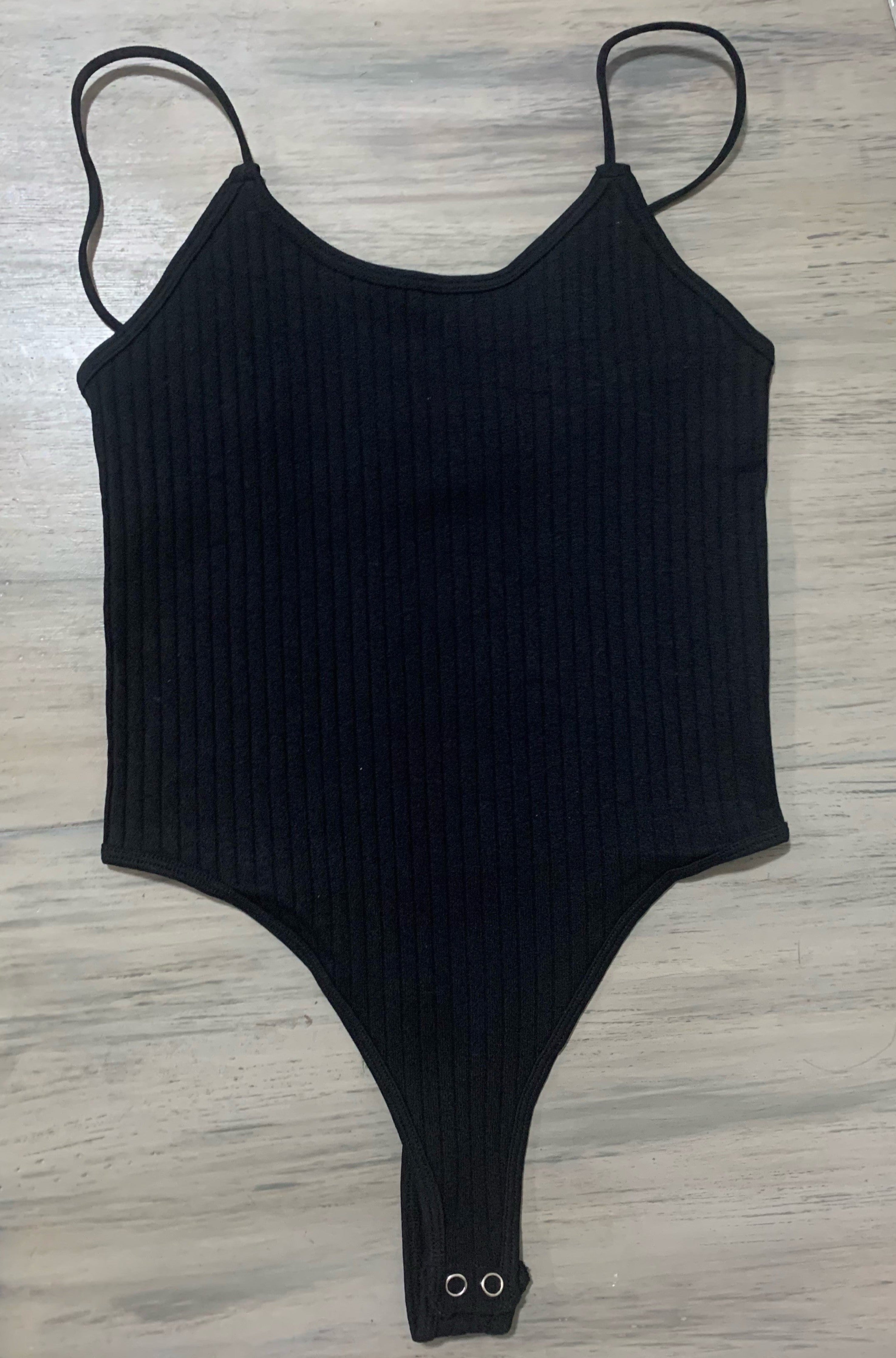 Spaghetti strap body suit.