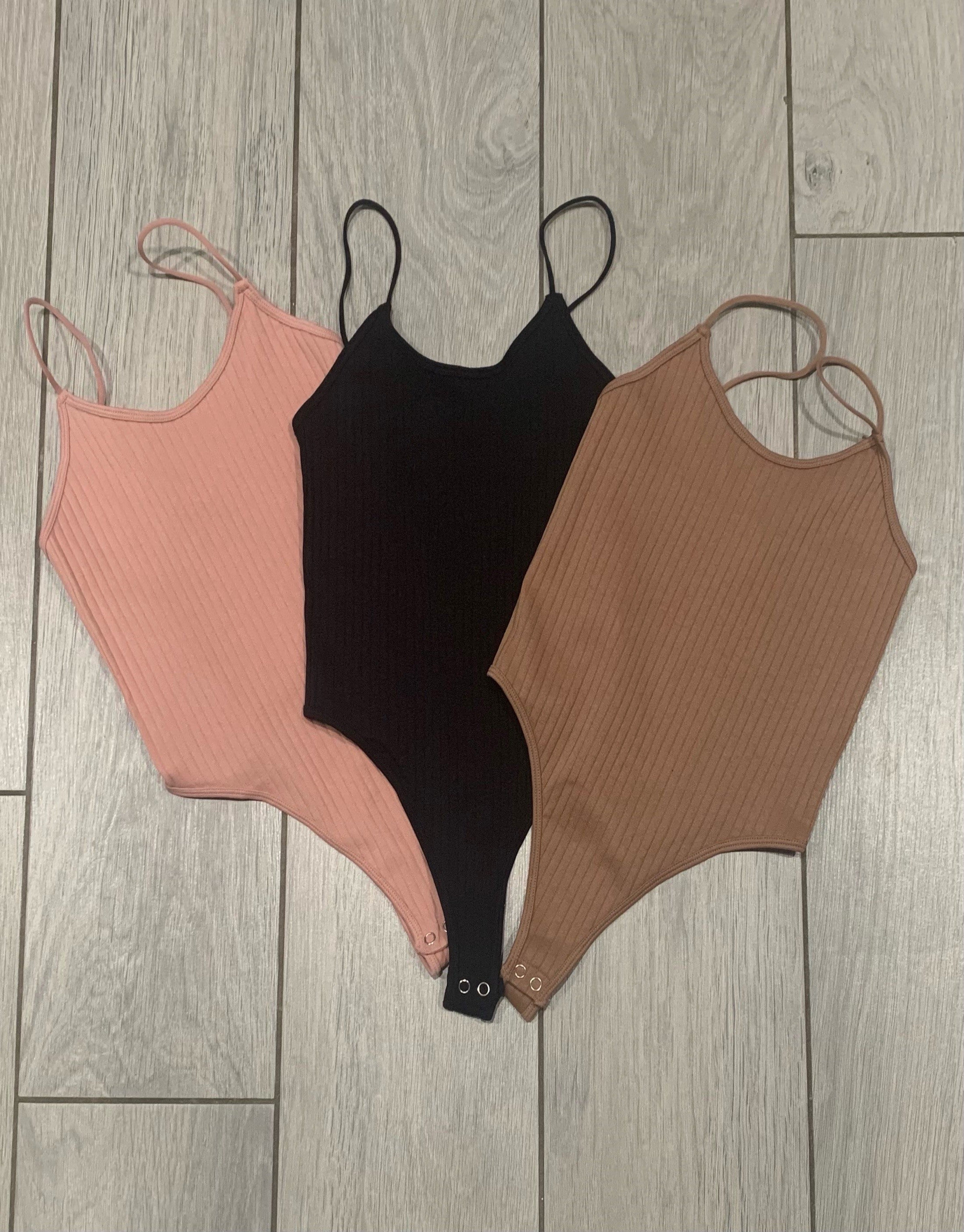 Spaghetti strap body suit.