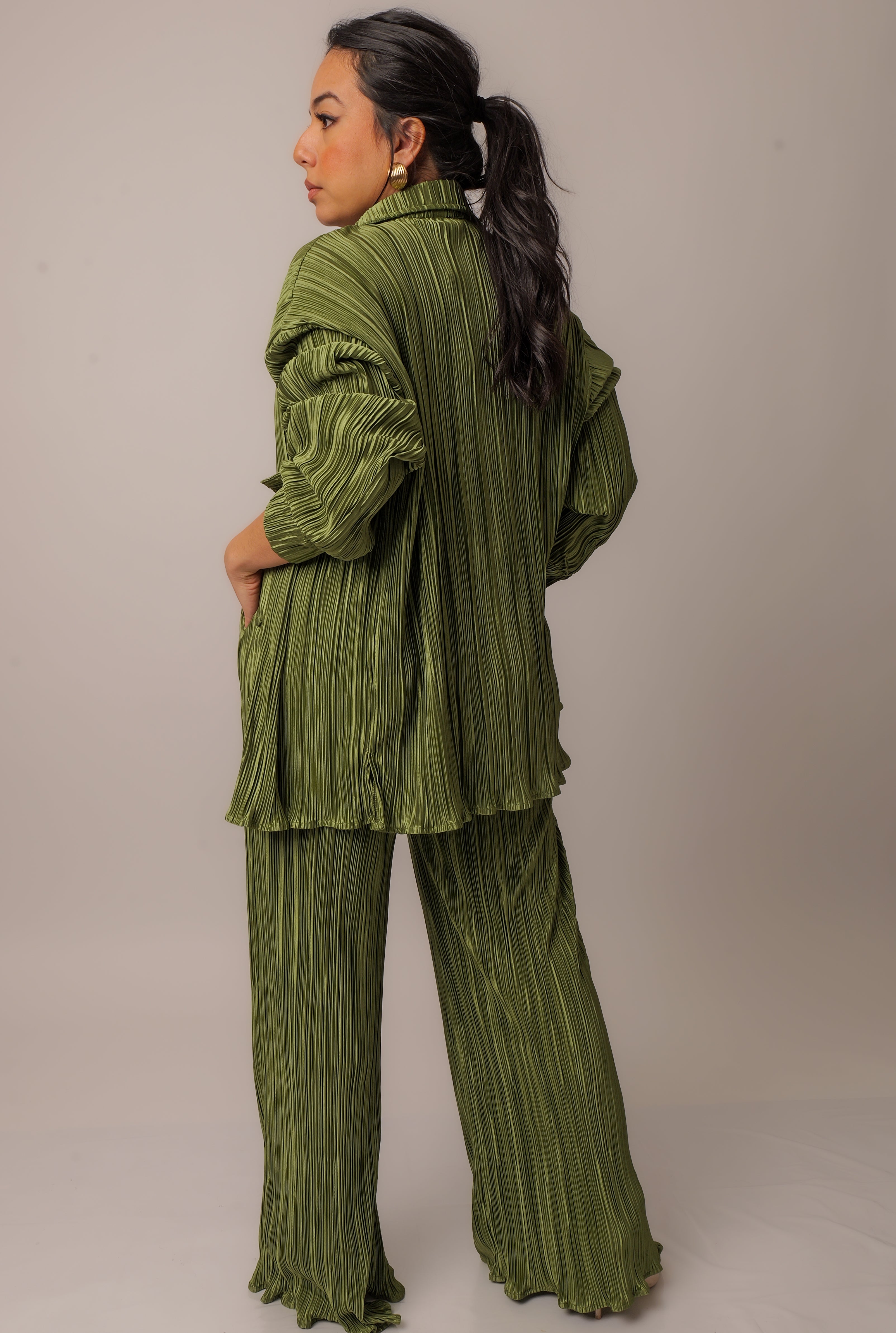 Luisa Pleated Set