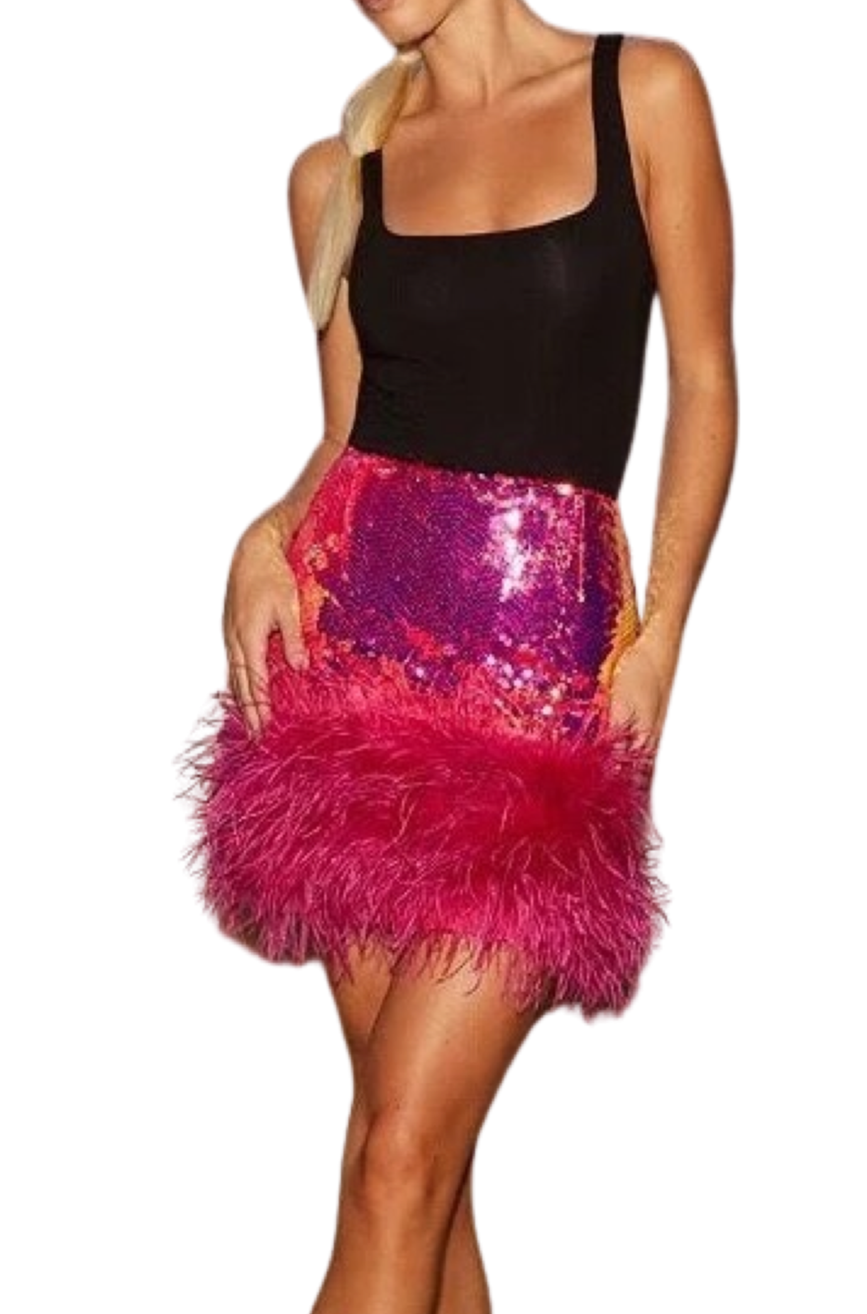 Pink Tourmaline skirt