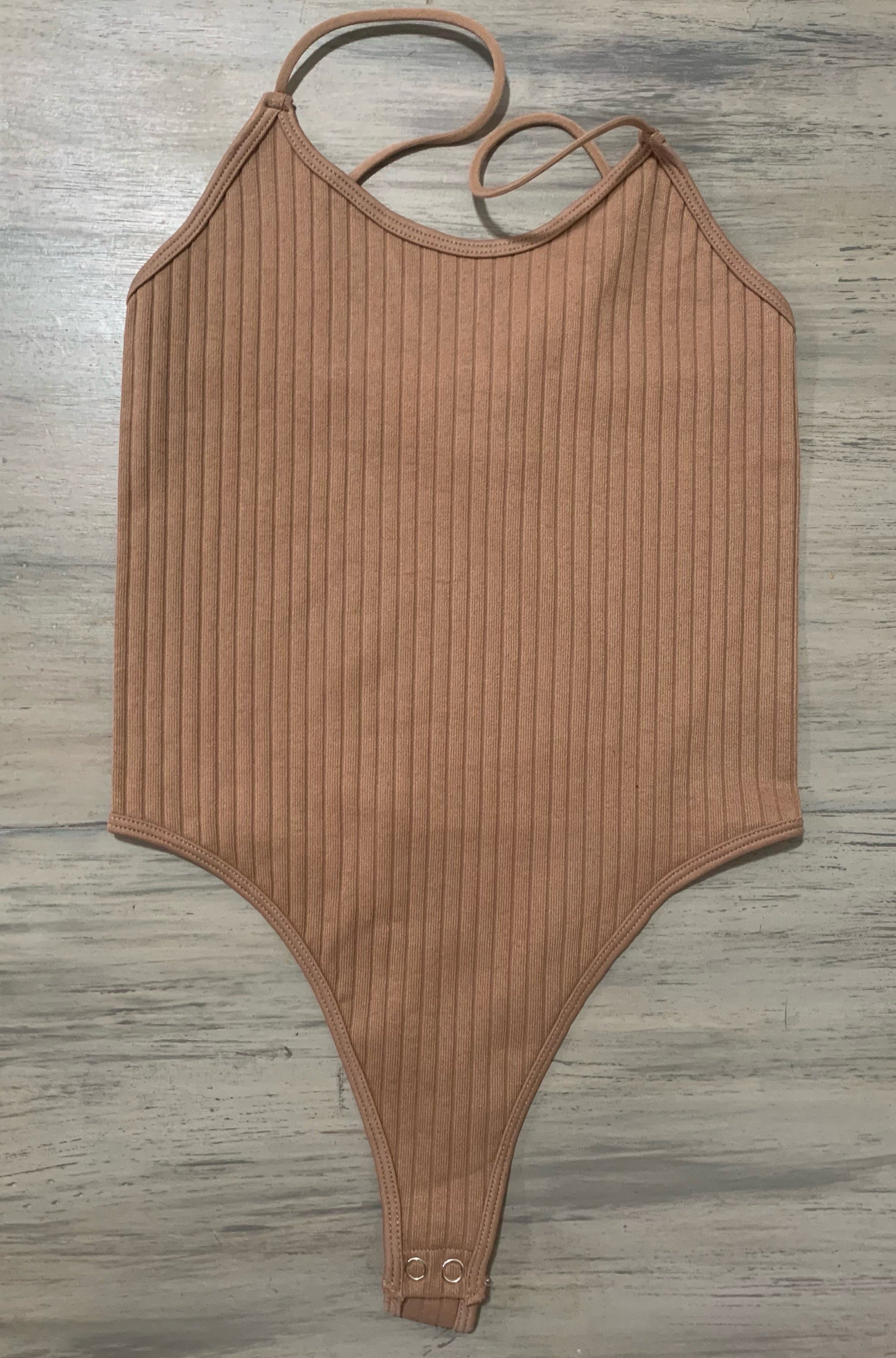 Spaghetti strap body suit.