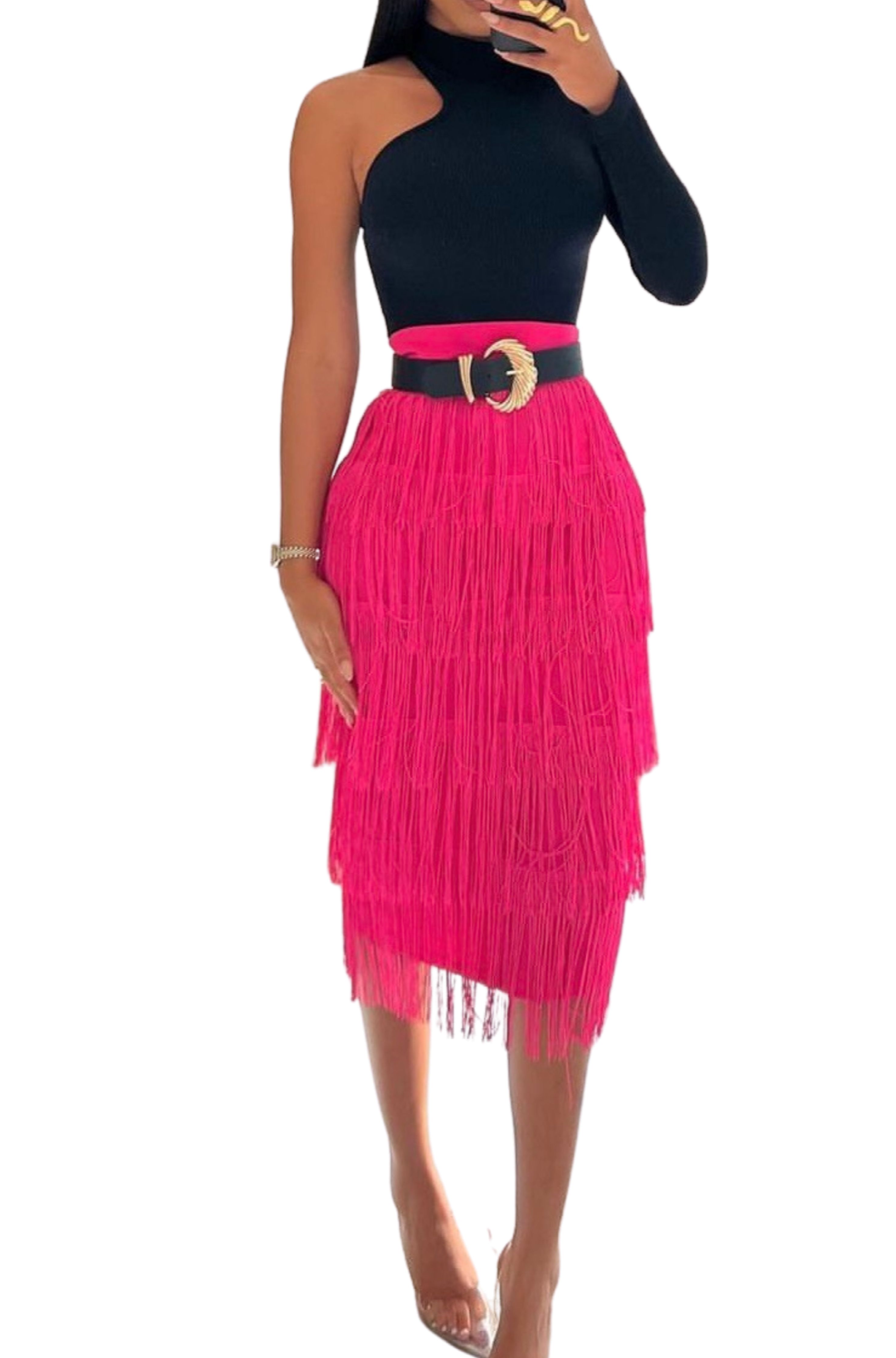 Sapphire Fringe skirt