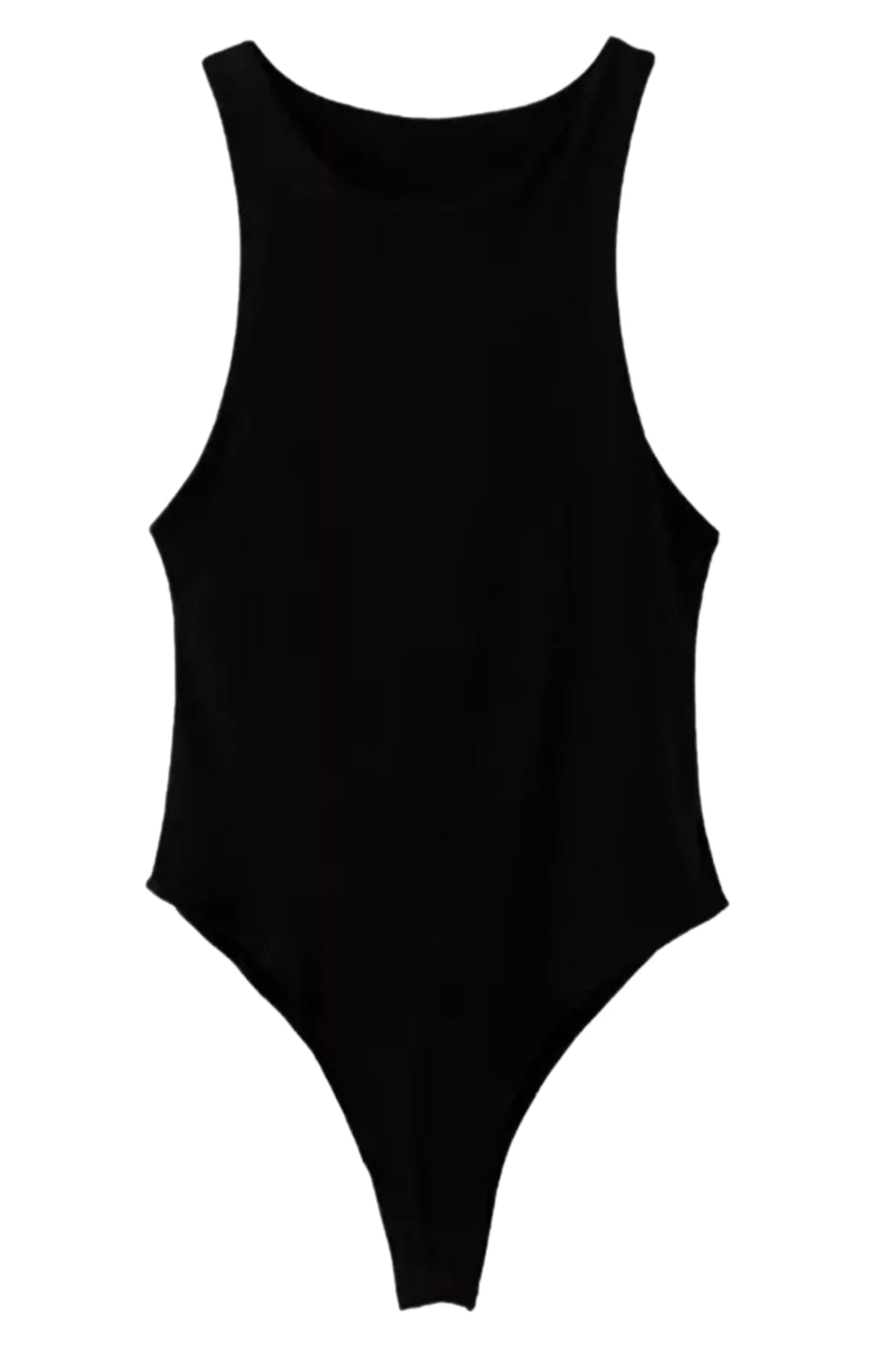 Crew neck bodysuit